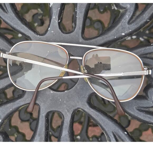 80s vintage aviator style eyeglass frames - Picture 4 of 9